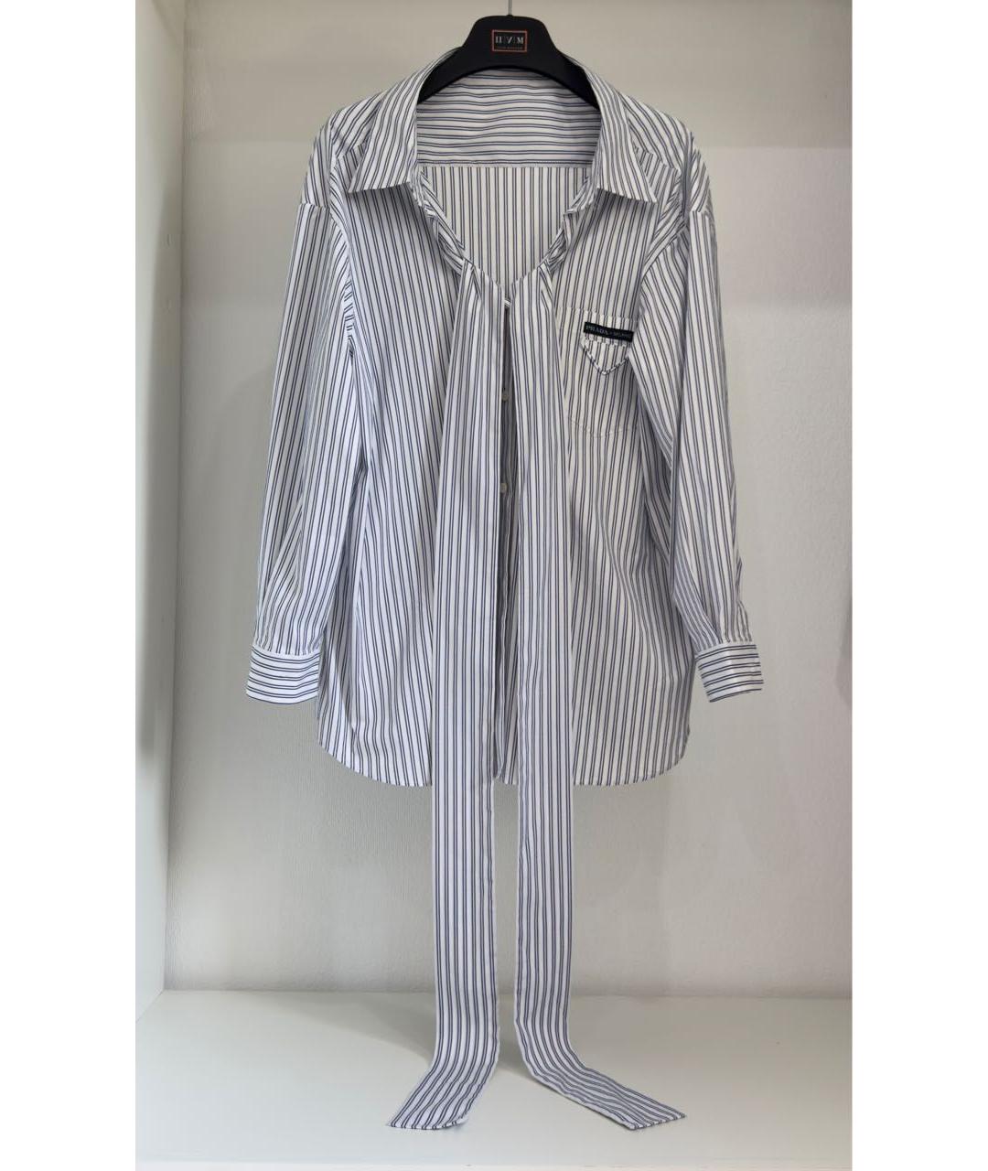 PRADA Голубая хлопковая рубашка, фото 2