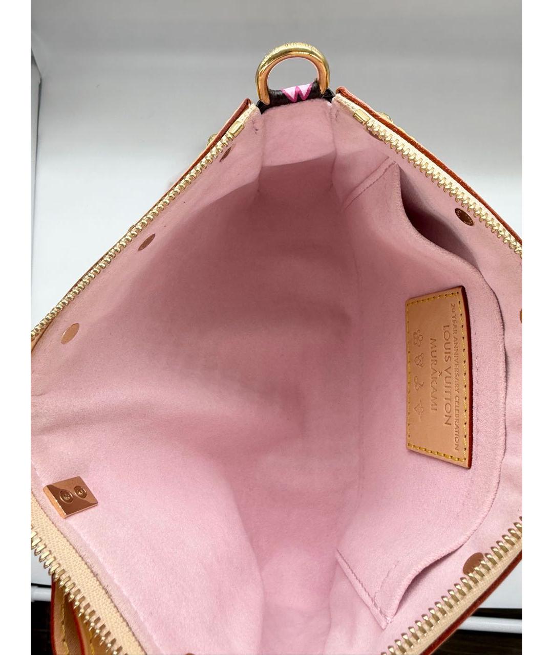 LOUIS VUITTON Коричневая сумка через плечо из канвы, фото 4