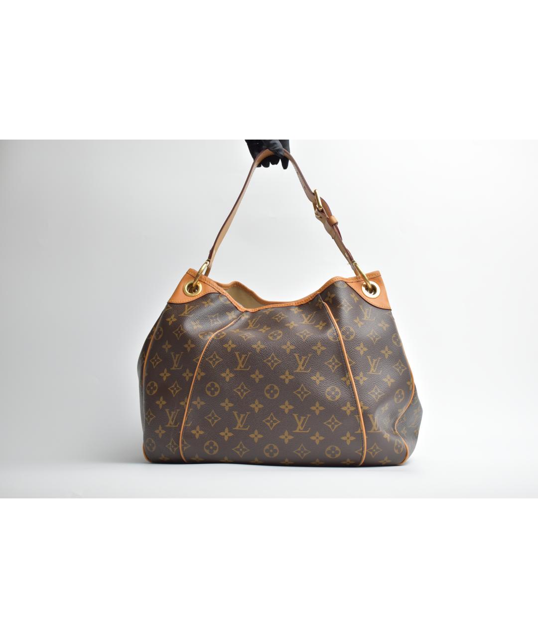 LOUIS VUITTON Коричневая сумка через плечо из канвы, фото 3