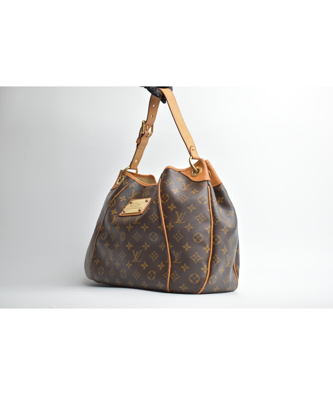 LOUIS VUITTON Коричневая сумка через плечо из канвы, фото 2