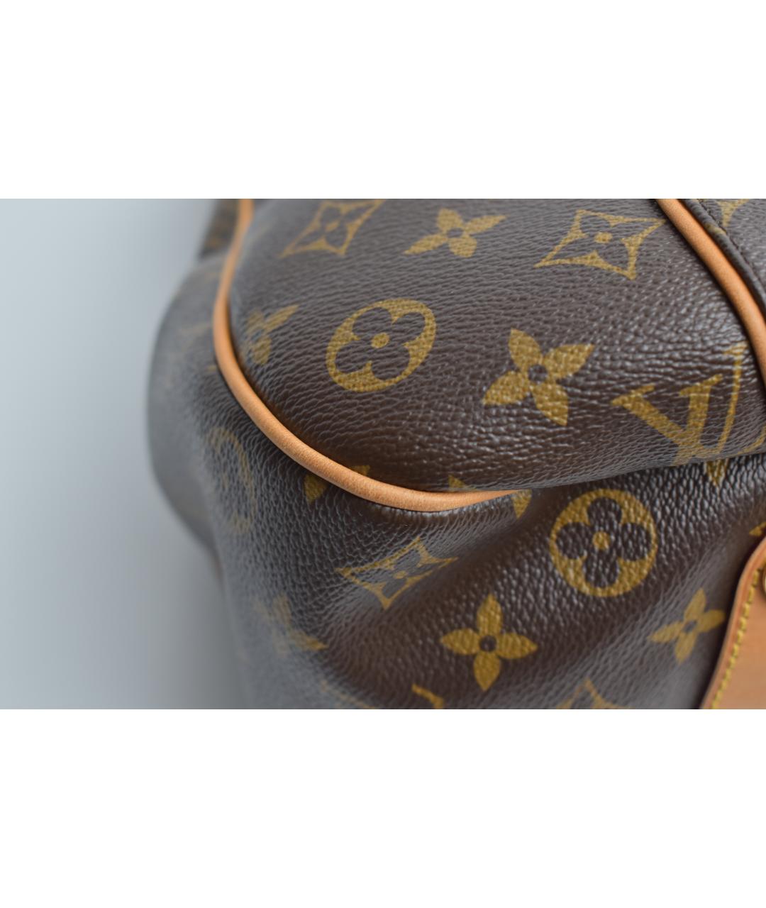 LOUIS VUITTON Коричневая сумка через плечо из канвы, фото 7