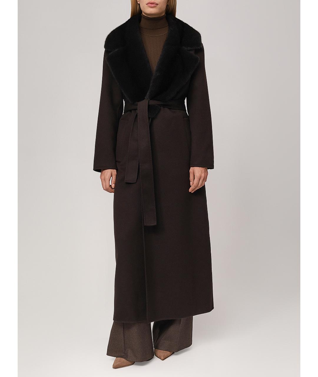 KITON Коричневое кашемировое пальто, фото 4