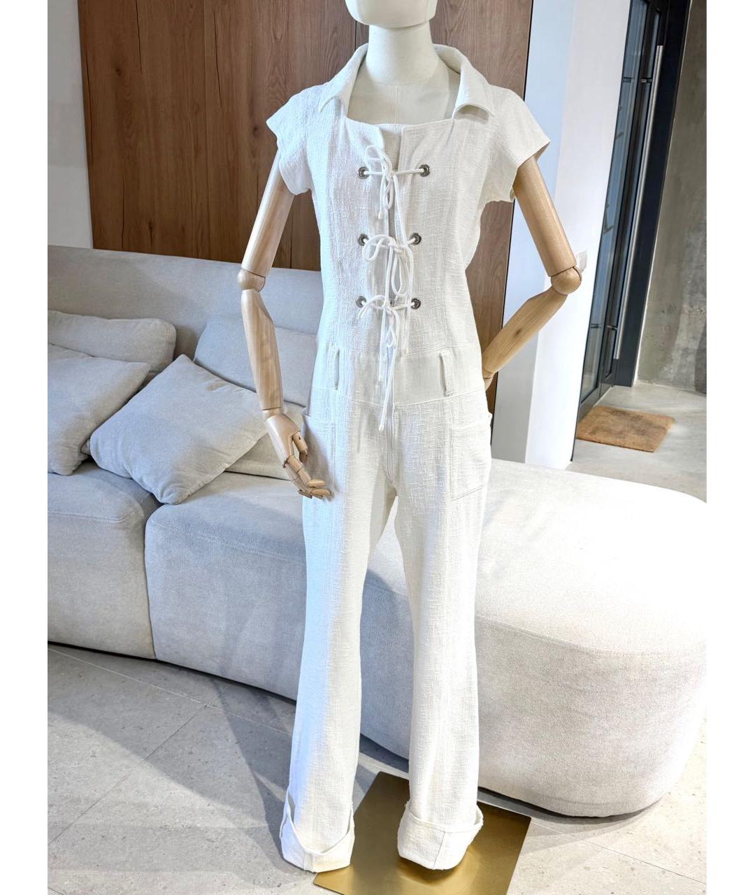 CHANEL Белый комбинезон, фото 4