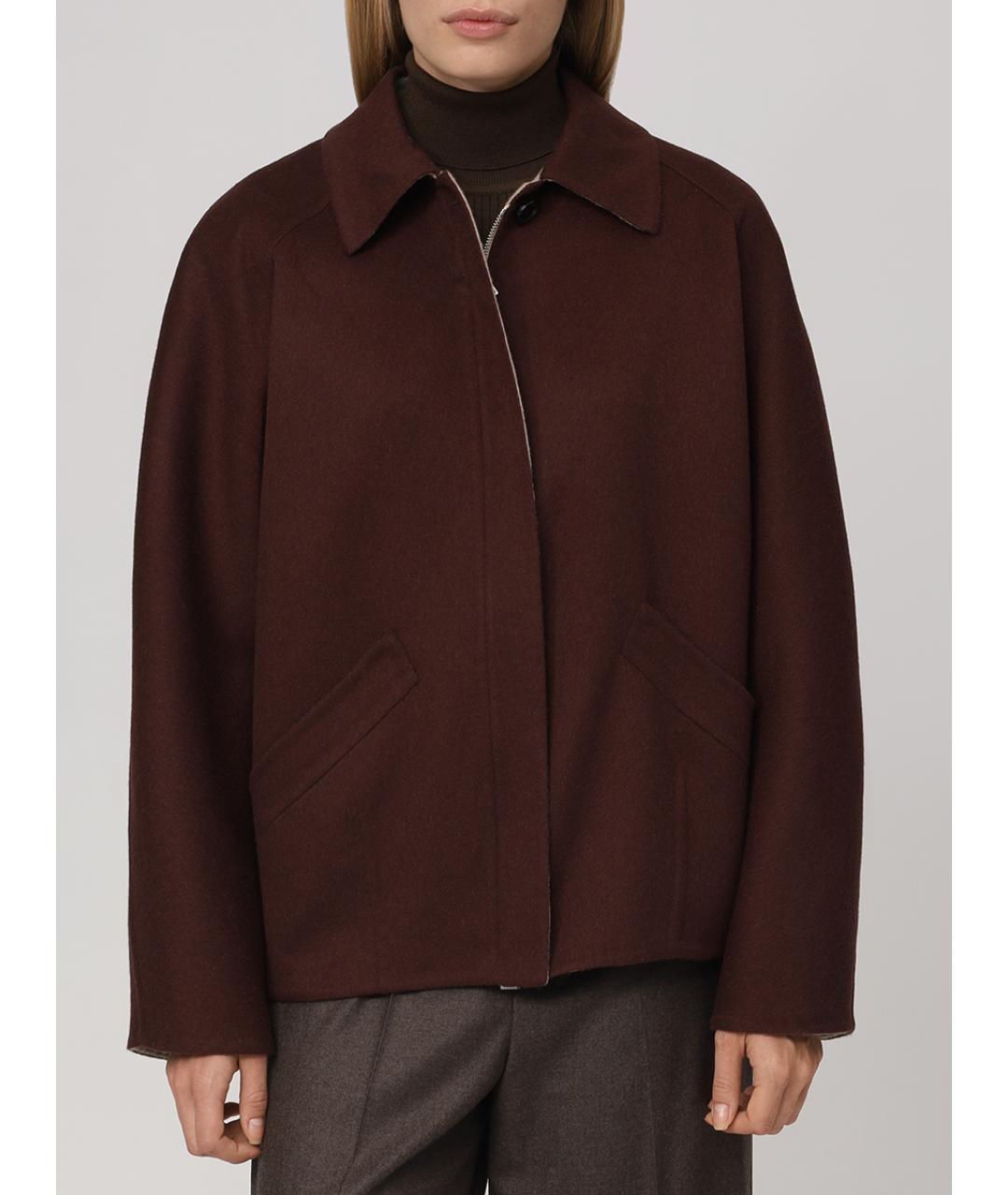 KITON Бордовая шерстяная куртка, фото 4