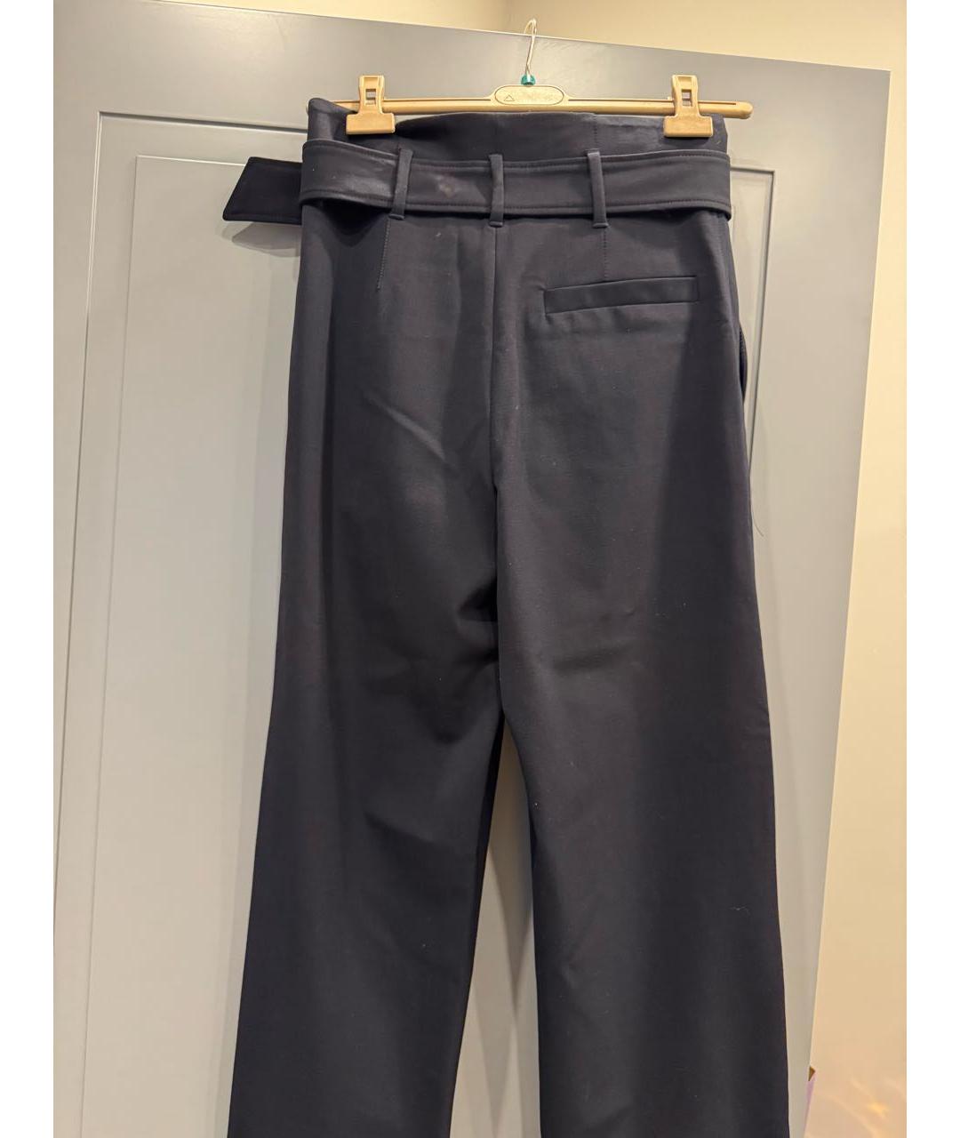 BRUNELLO CUCINELLI Черные шерстяные брюки широкие, фото 2