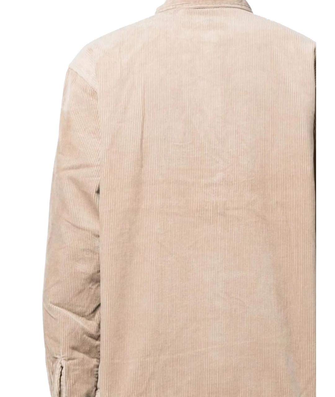 CARHARTT WIP Бежевая хлопковая кэжуал рубашка, фото 3