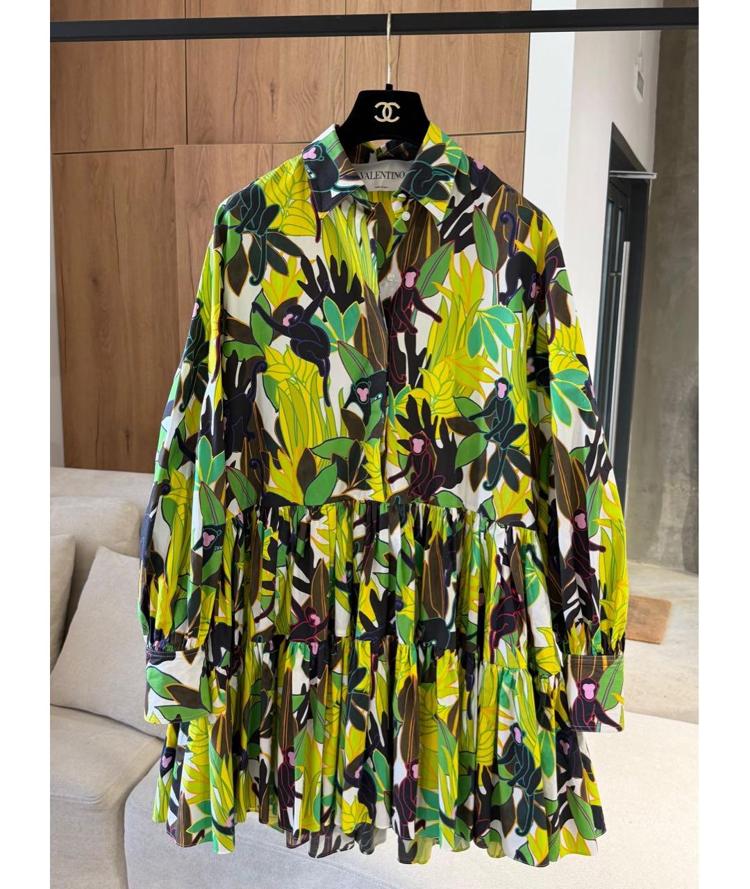 VALENTINO Мульти повседневное платье, фото 4