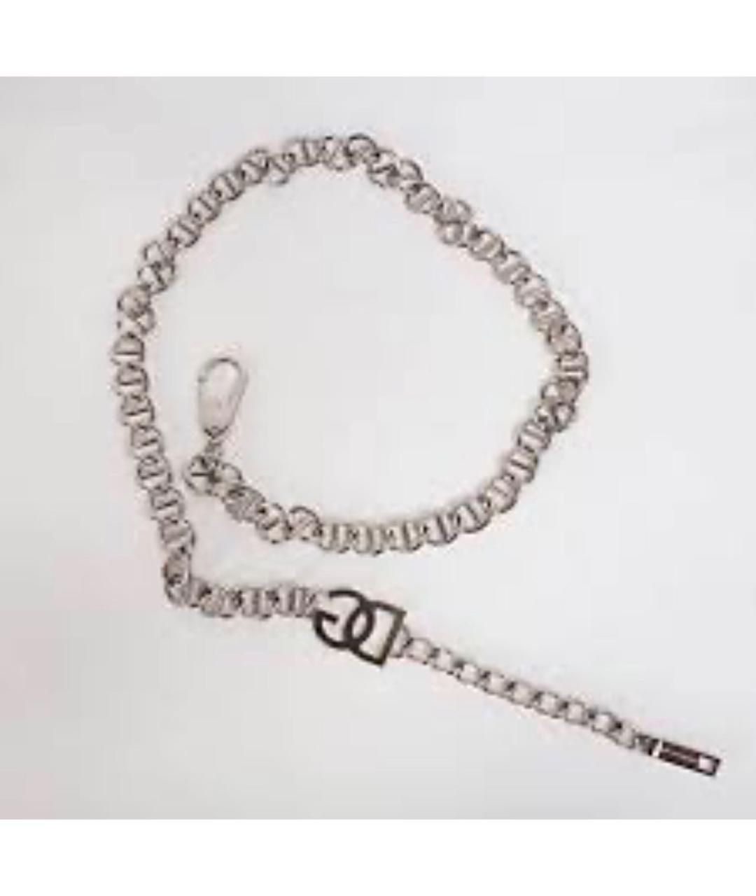 DOLCE&GABBANA Серебряный ремень, фото 3