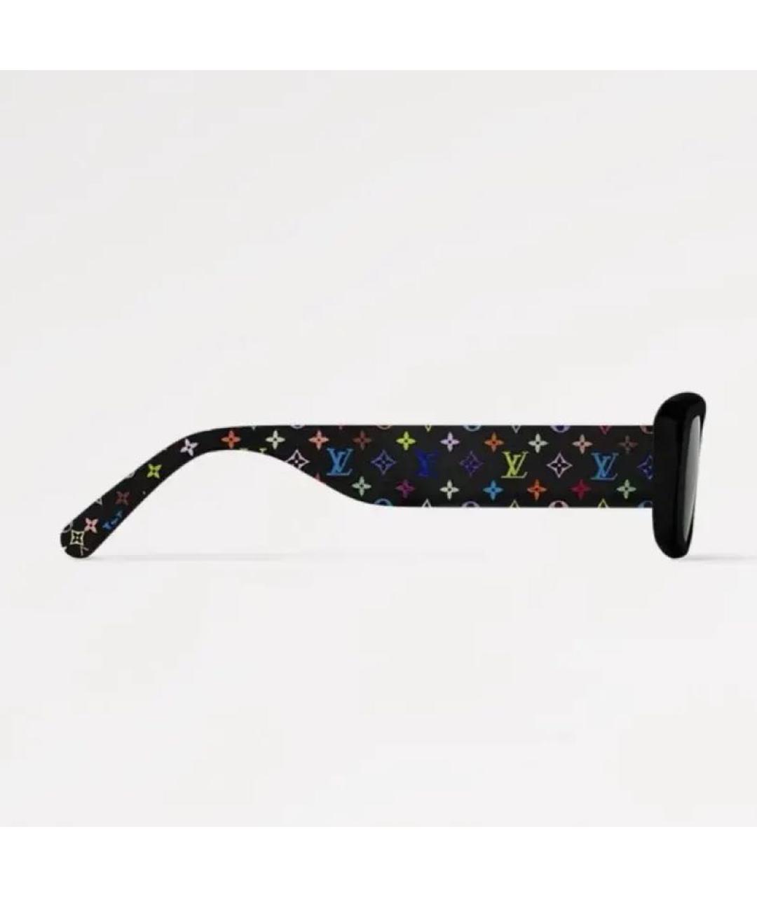 LOUIS VUITTON Черные пластиковые солнцезащитные очки, фото 2