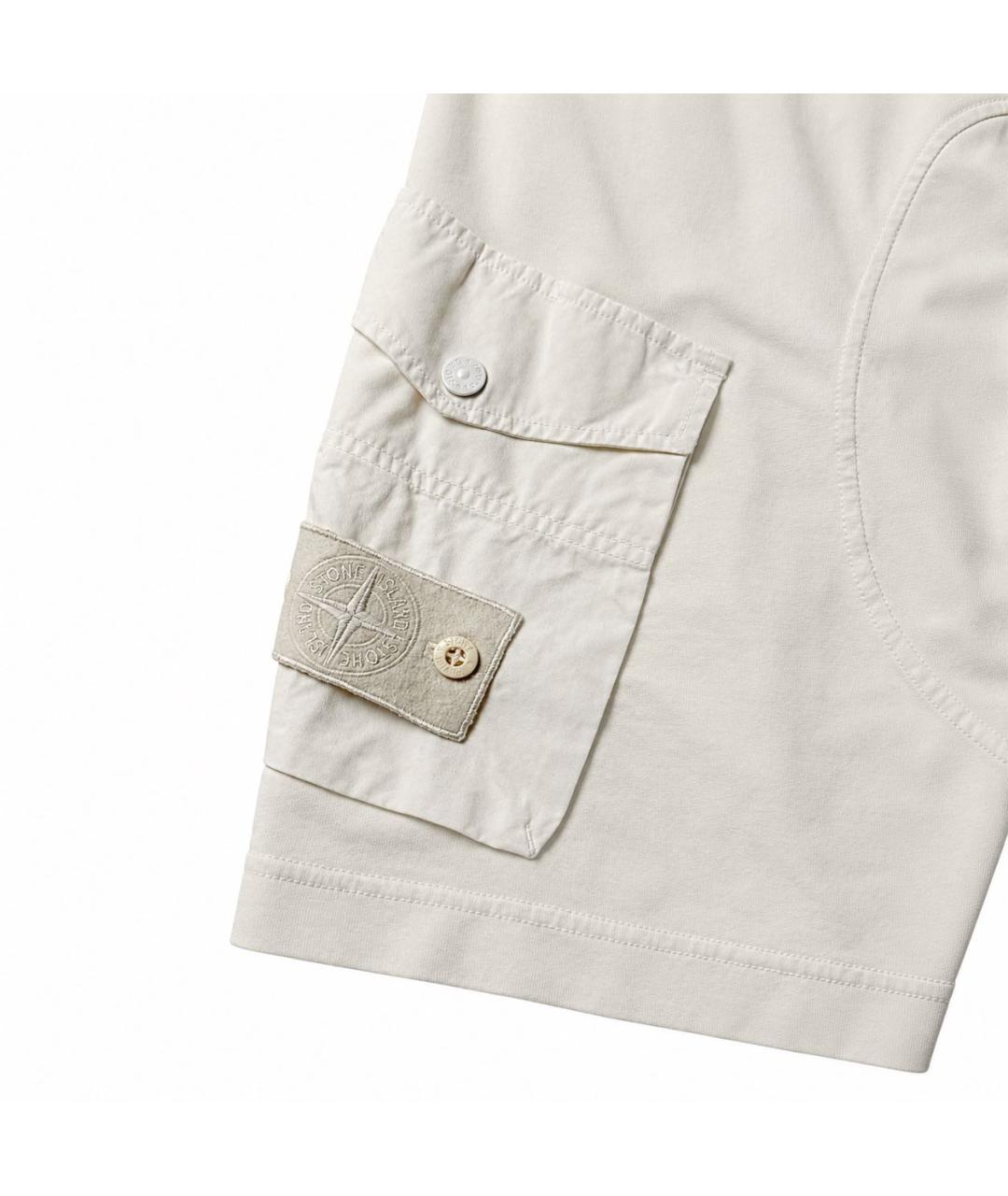 STONE ISLAND Хлопковые шорты, фото 3