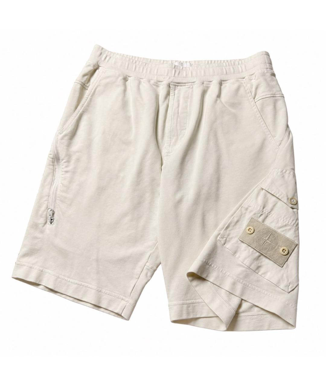 STONE ISLAND Хлопковые шорты, фото 4