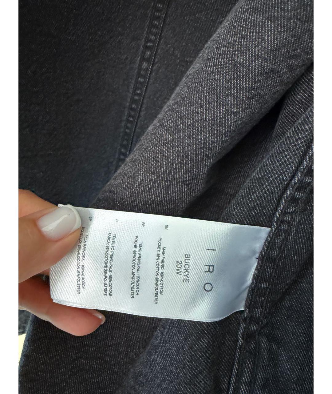ISABEL MARANT Черная хлопковая куртка, фото 6