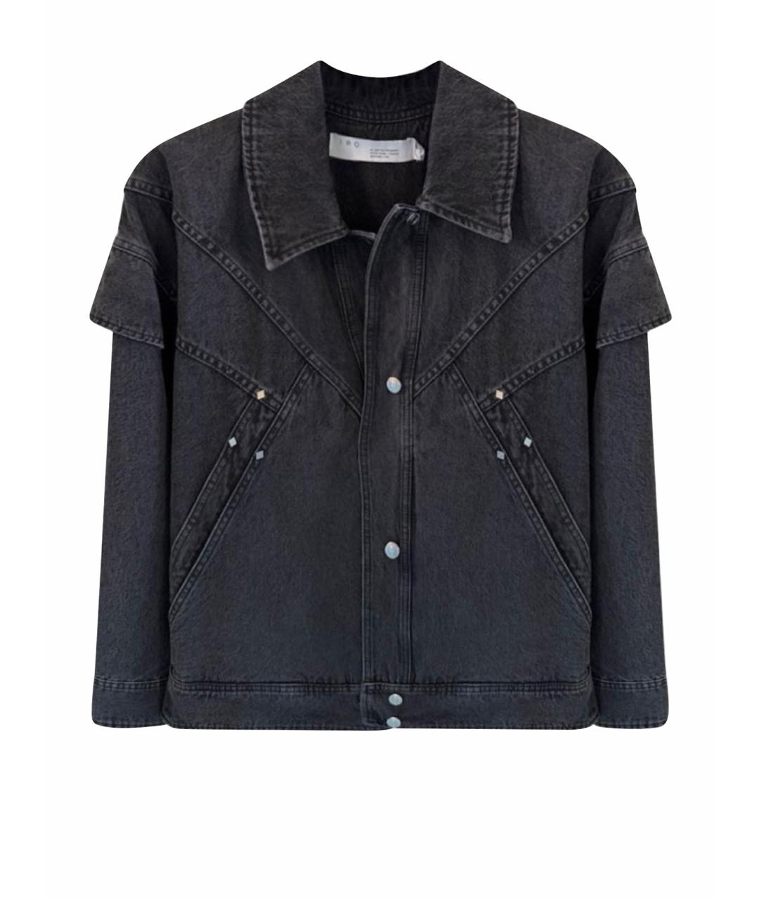ISABEL MARANT Черная хлопковая куртка, фото 8
