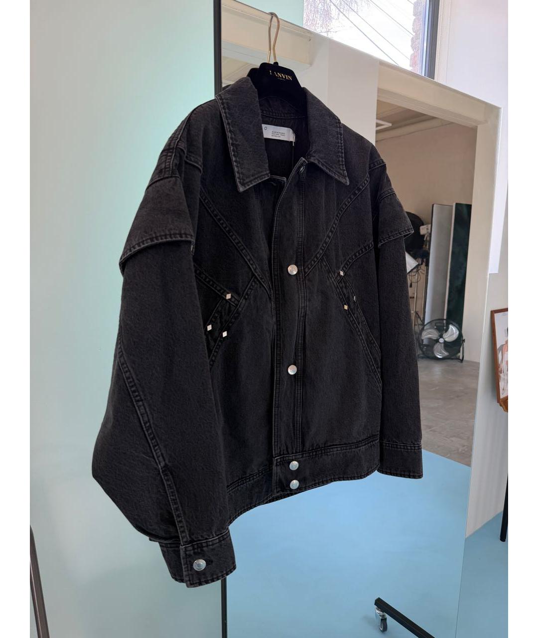 ISABEL MARANT Черная хлопковая куртка, фото 4