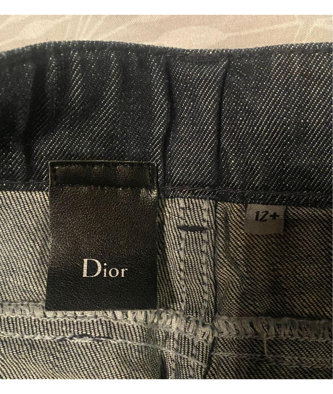 CHRISTIAN DIOR PRE-OWNED Синие хлопковые брюки и шорты, фото 5