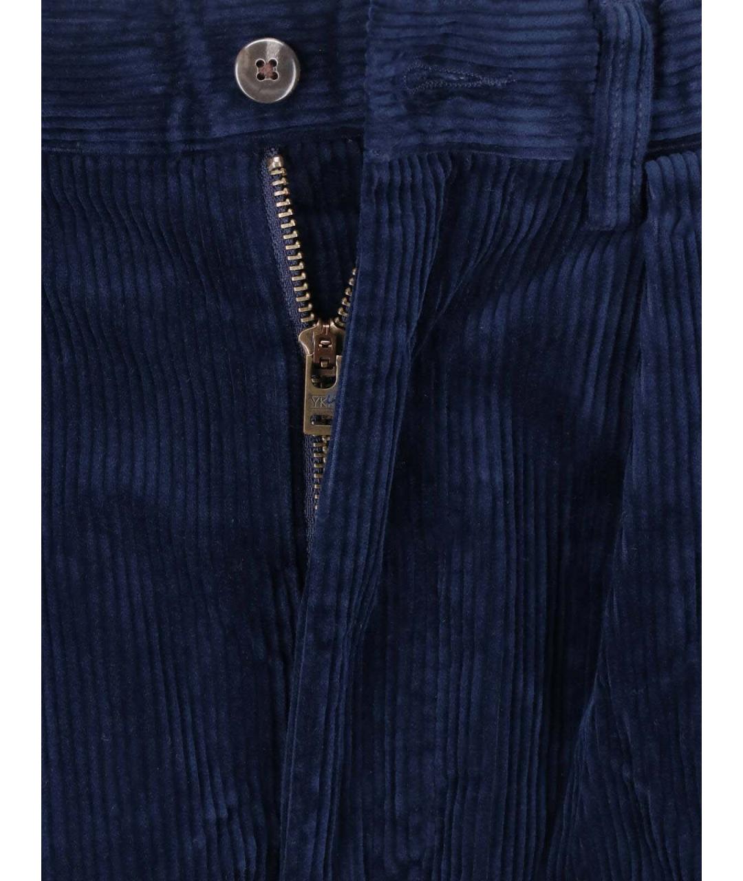 POLO RALPH LAUREN Синие хлопковые повседневные брюки, фото 5
