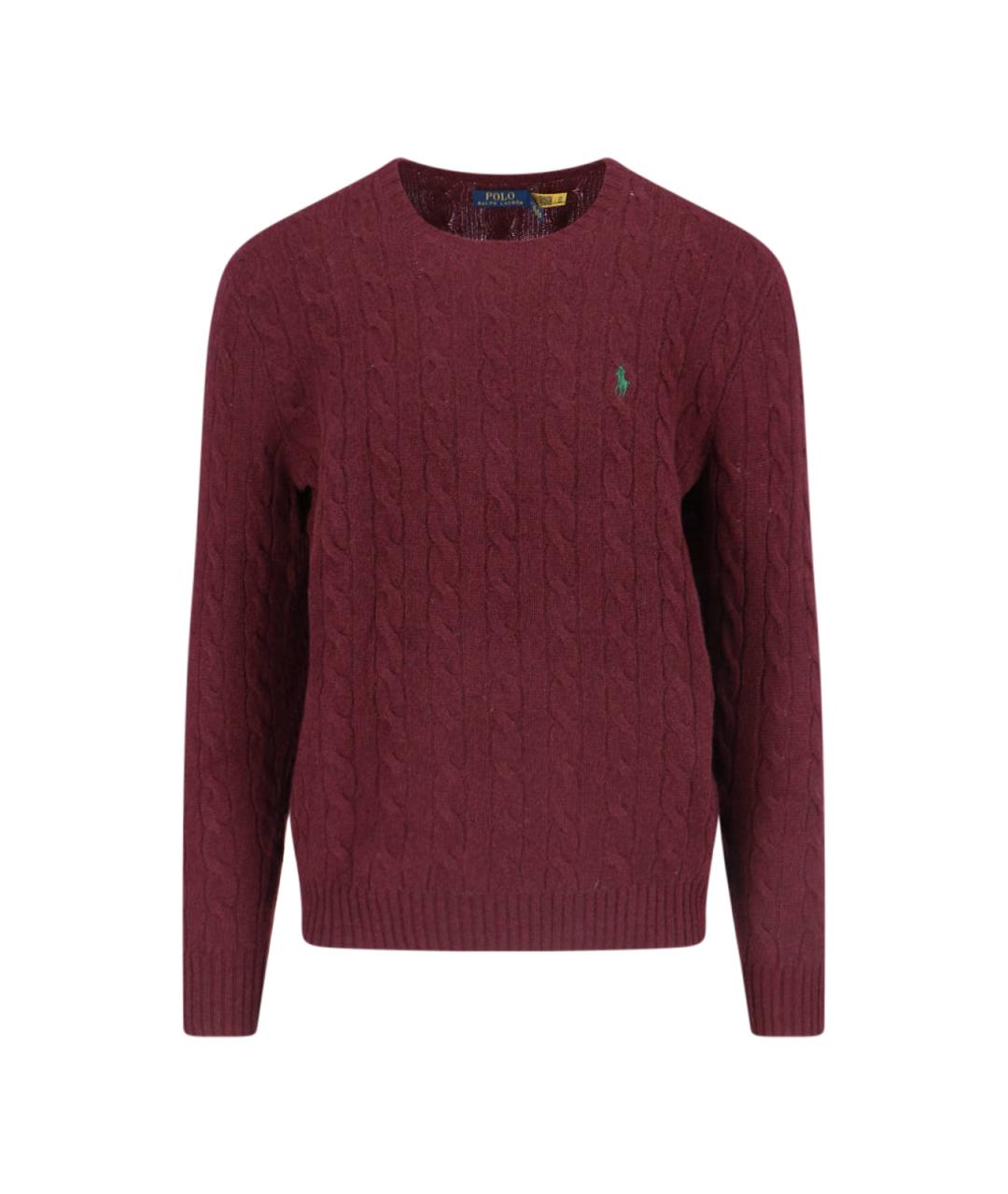 POLO RALPH LAUREN Красный шерстяной джемпер / свитер, фото 1