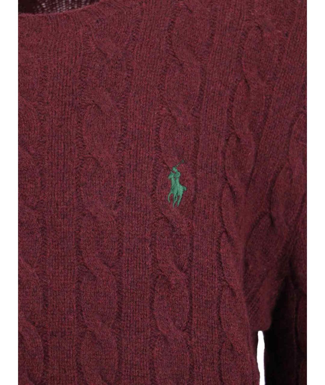 POLO RALPH LAUREN Красный шерстяной джемпер / свитер, фото 3