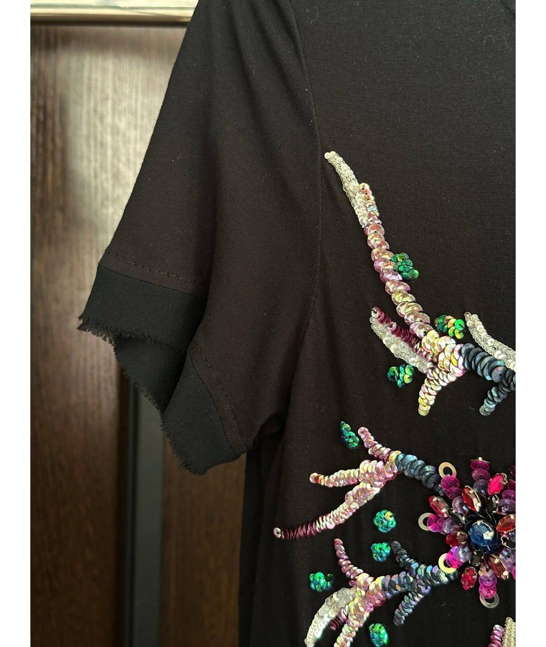 ROBERTO CAVALLI Черная футболка, фото 6