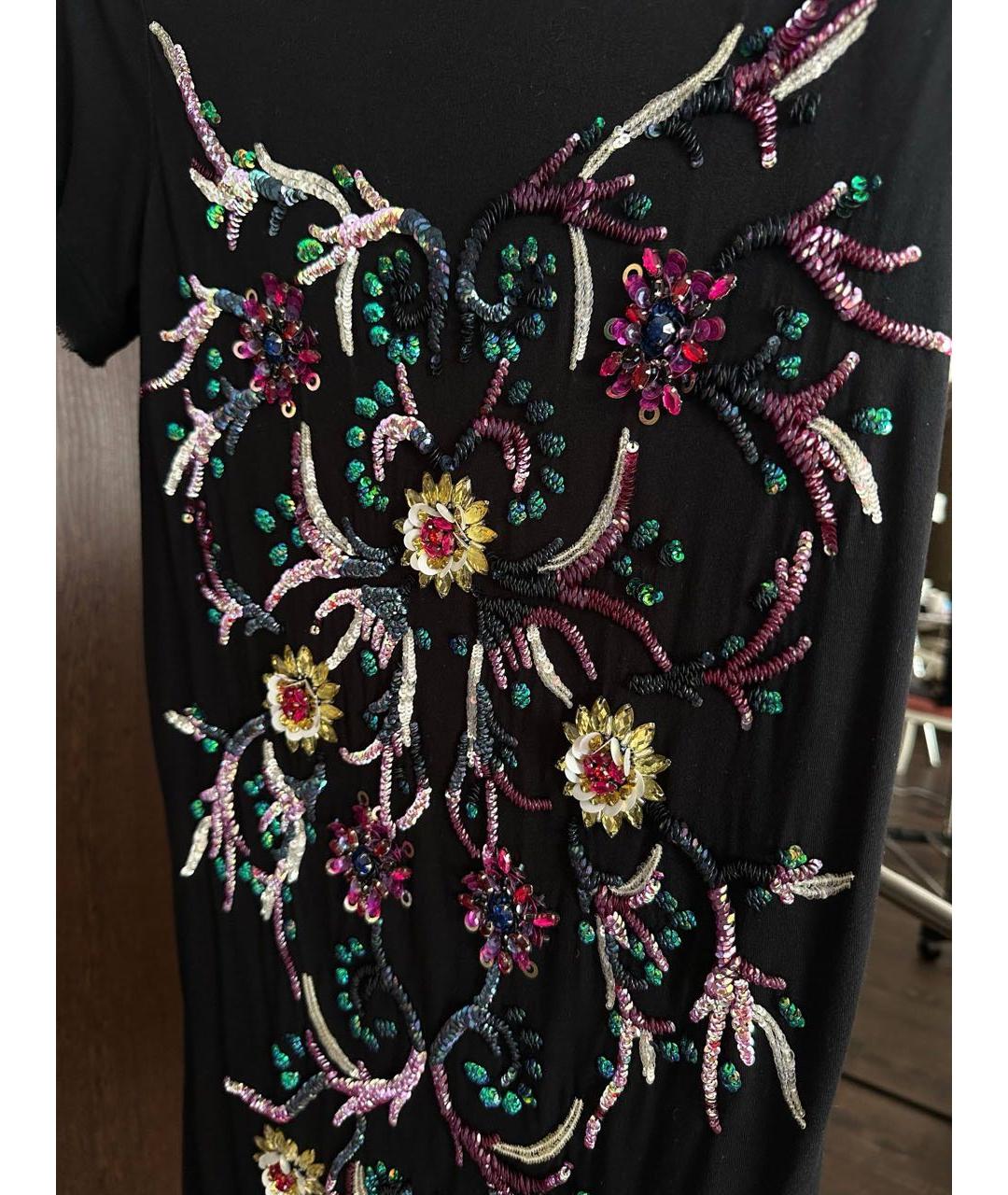 ROBERTO CAVALLI Черная футболка, фото 5