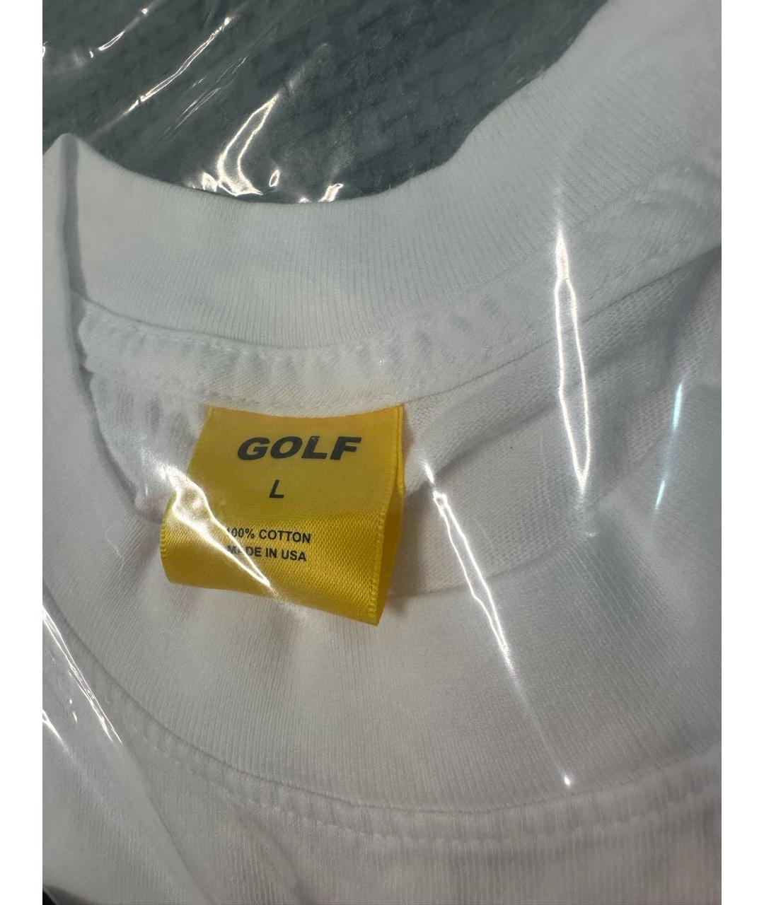 Golf Le Fleur Белая хлопковая футболка, фото 5