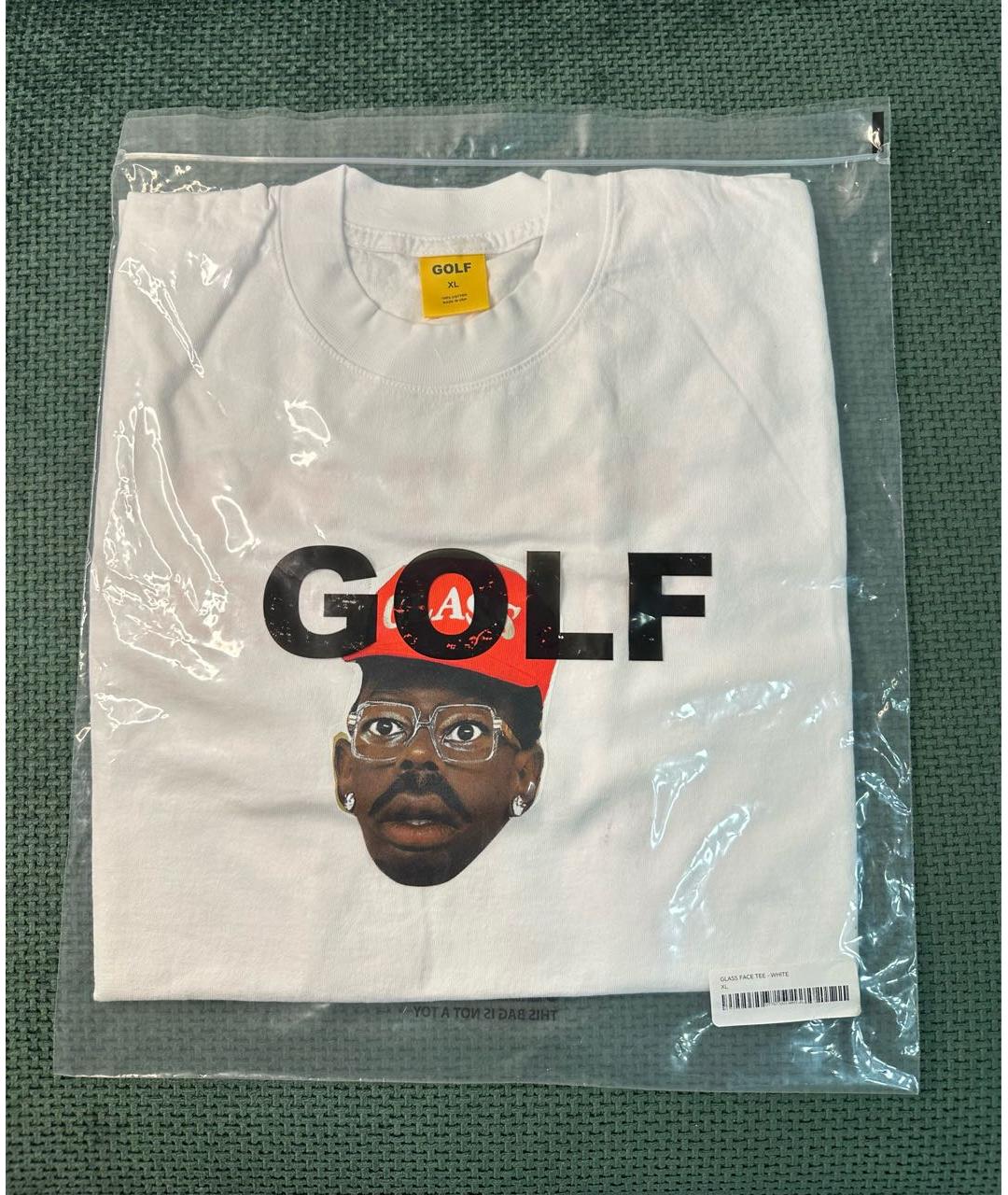Golf Le Fleur Белая хлопковая футболка, фото 6