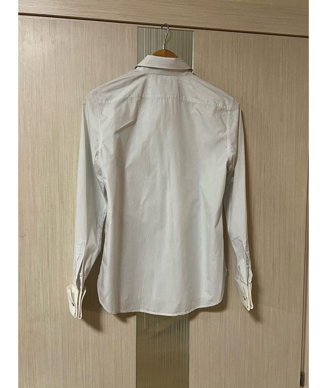 SAINT LAURENT Белая хлопковая рубашка, фото 2