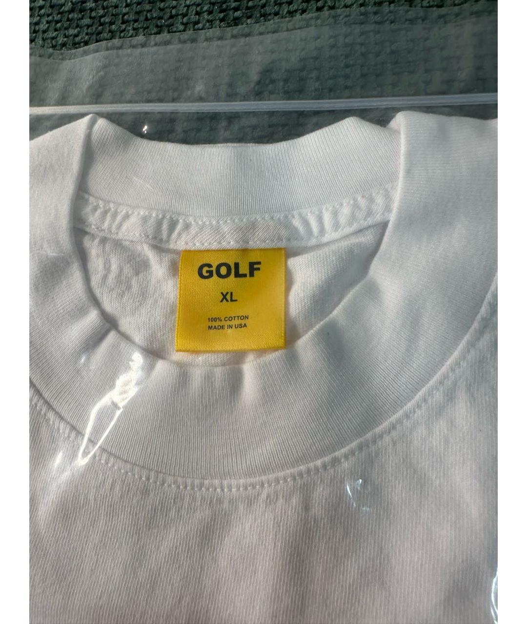 Golf Le Fleur Белая хлопковая футболка, фото 8