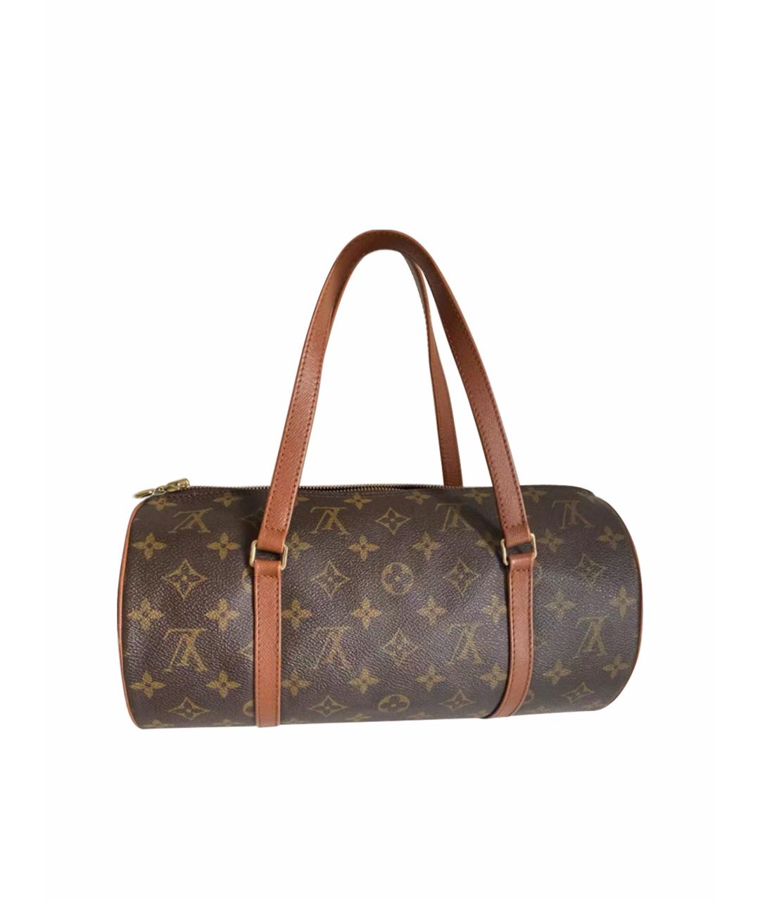 LOUIS VUITTON Коричневая сумка через плечо из канвы, фото 1