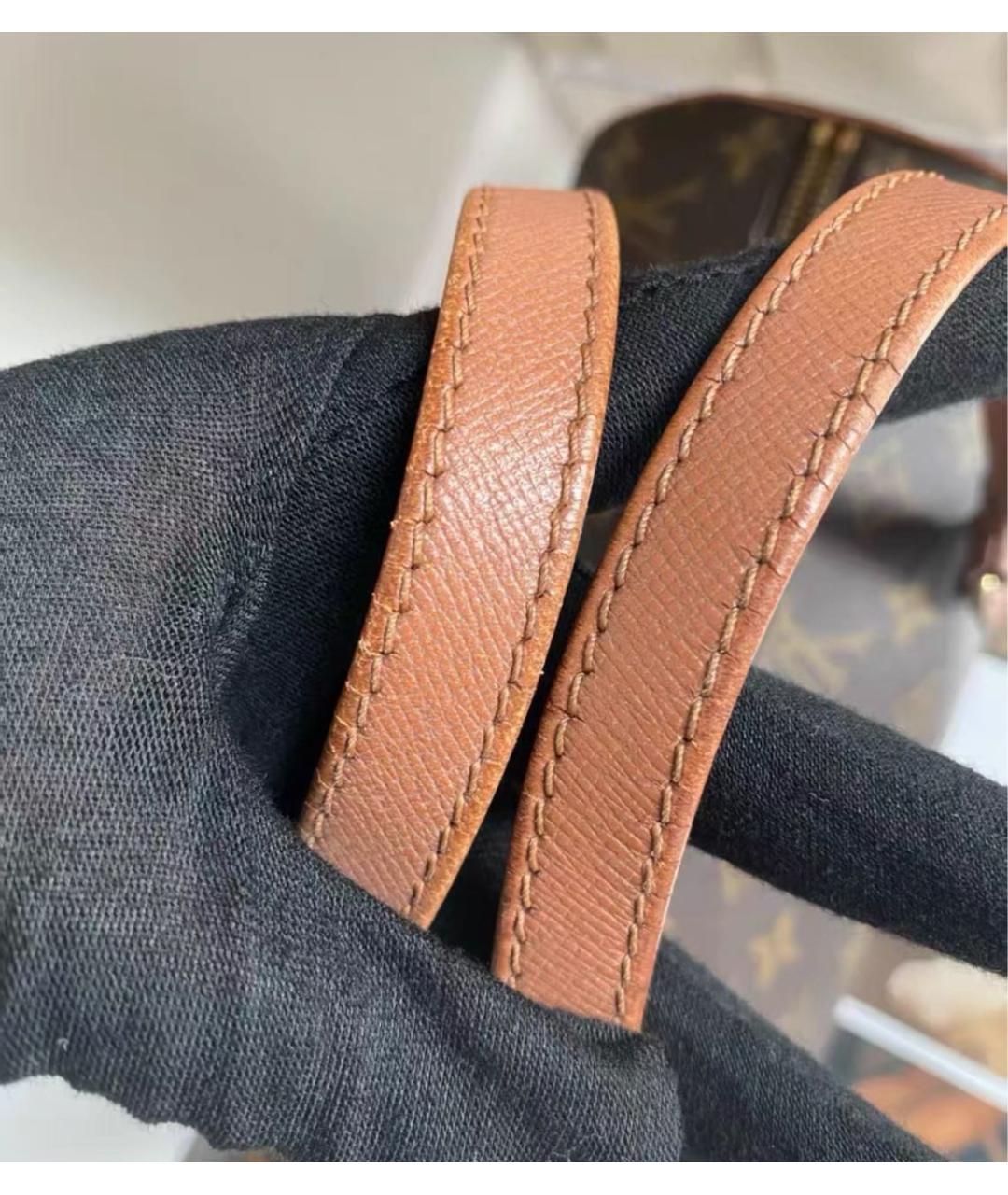 LOUIS VUITTON Коричневая сумка через плечо из канвы, фото 7