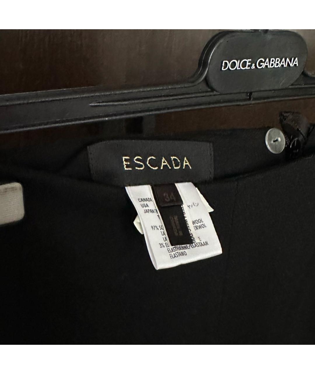ESCADA Черная юбка миди, фото 3