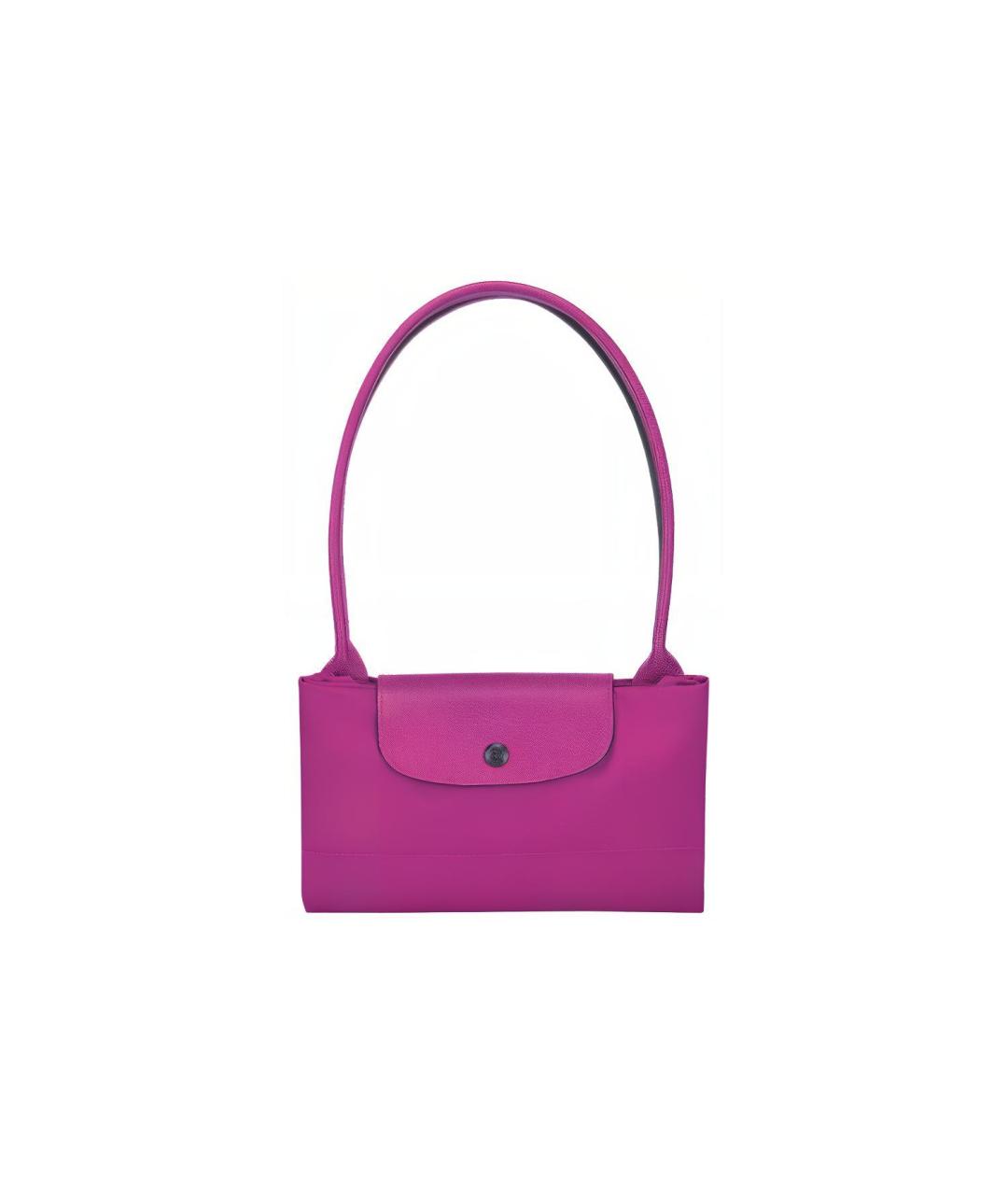 LONGCHAMP Фуксия синтетическая сумка через плечо, фото 4