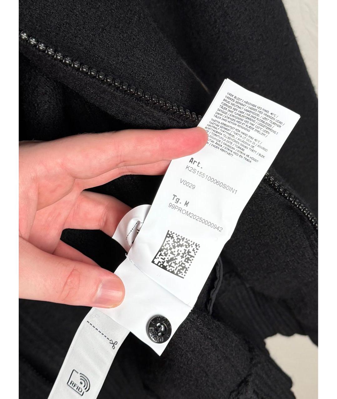STONE ISLAND Черная шерстяная куртка, фото 7