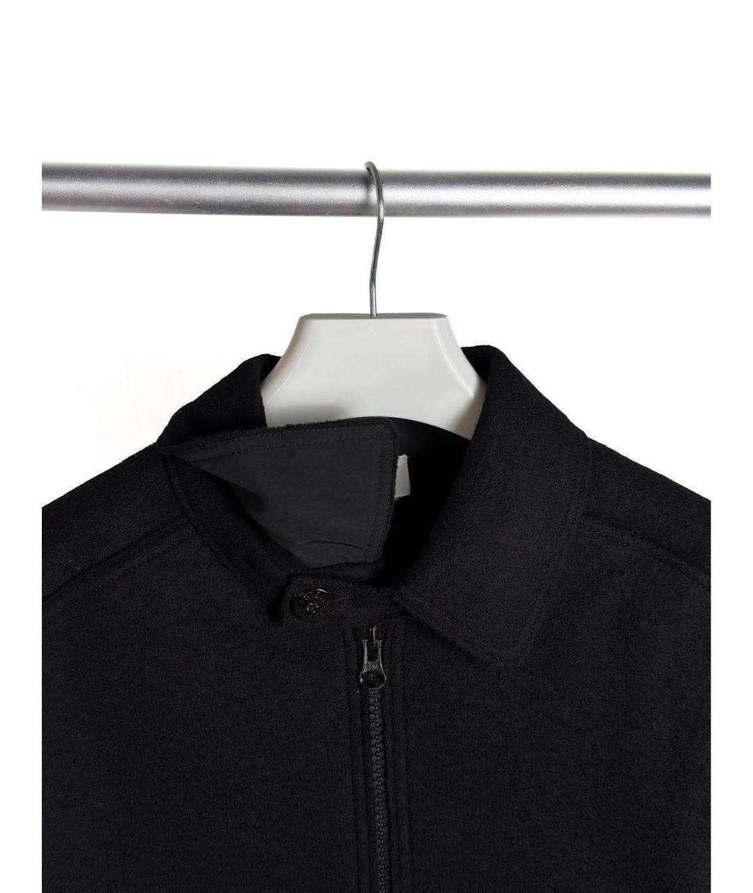STONE ISLAND Черная шерстяная куртка, фото 4
