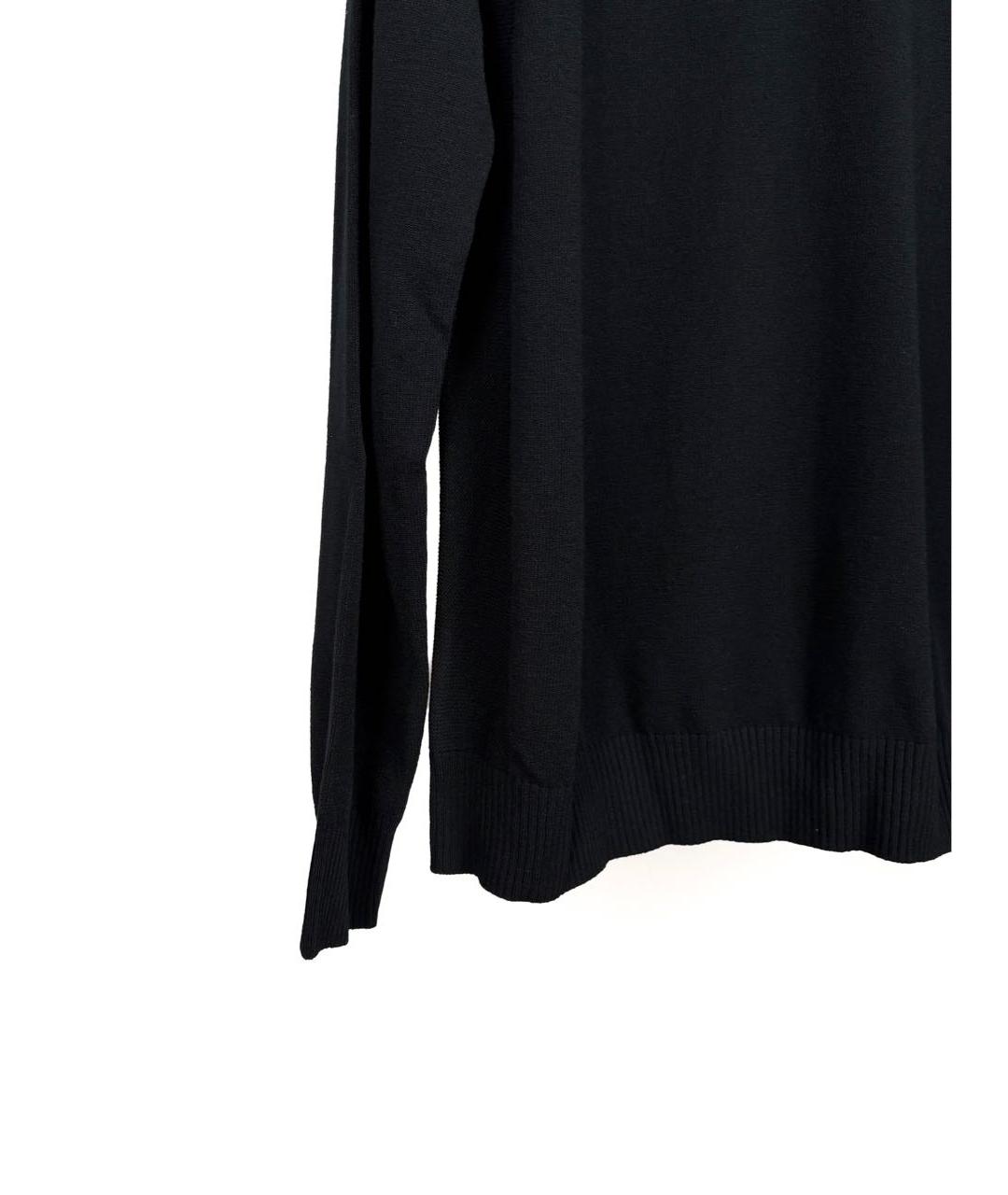 STONE ISLAND Черный шерстяной джемпер / свитер, фото 5