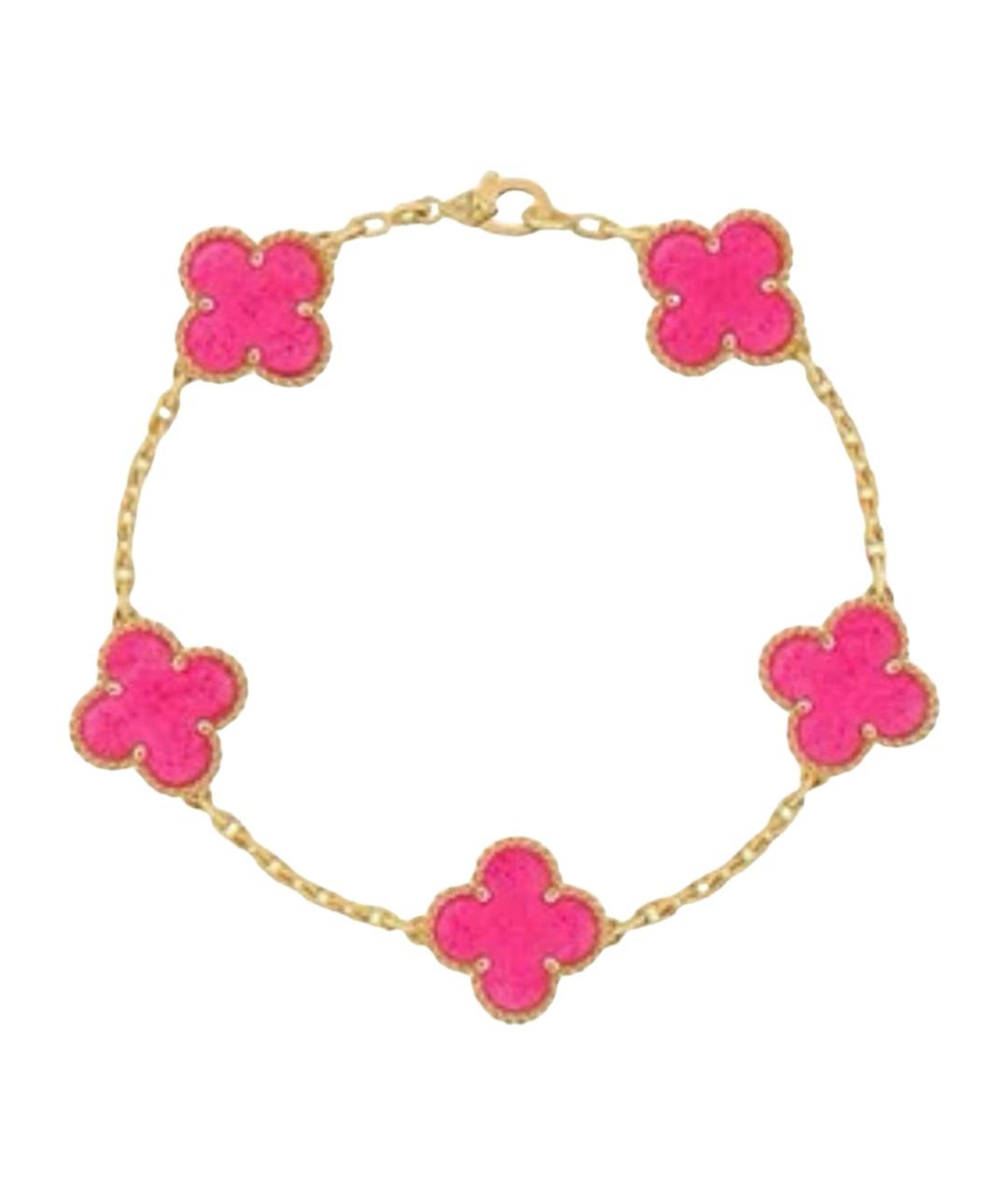 VAN CLEEF & ARPELS Розовый браслет из желтого золота, фото 1