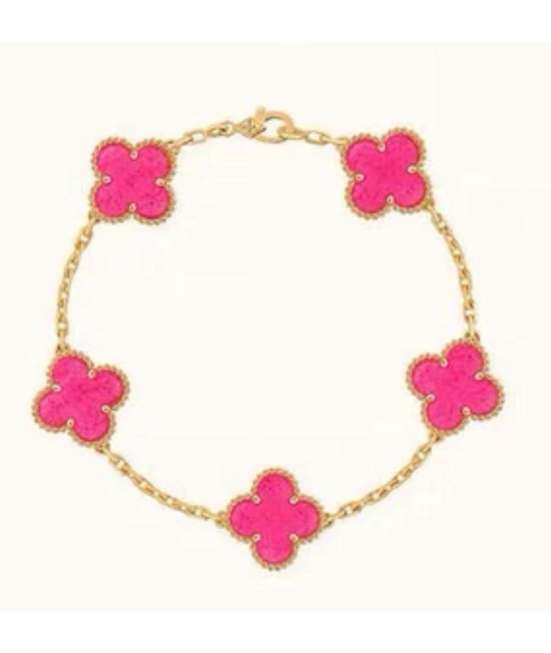 VAN CLEEF & ARPELS Розовый браслет из желтого золота, фото 1