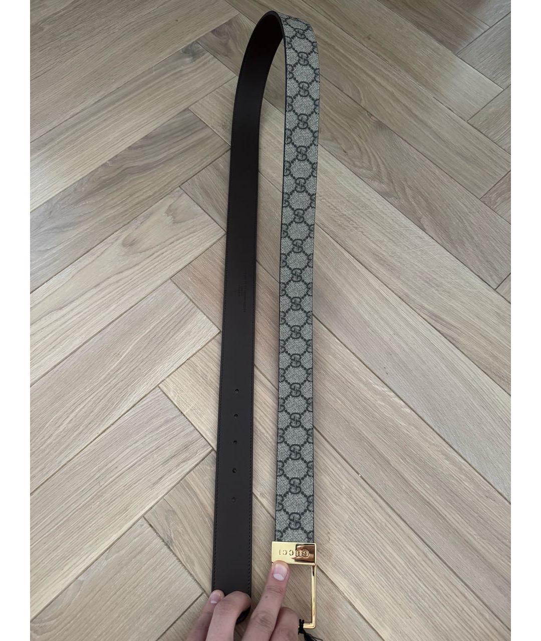 GUCCI Бежевый ремень, фото 6