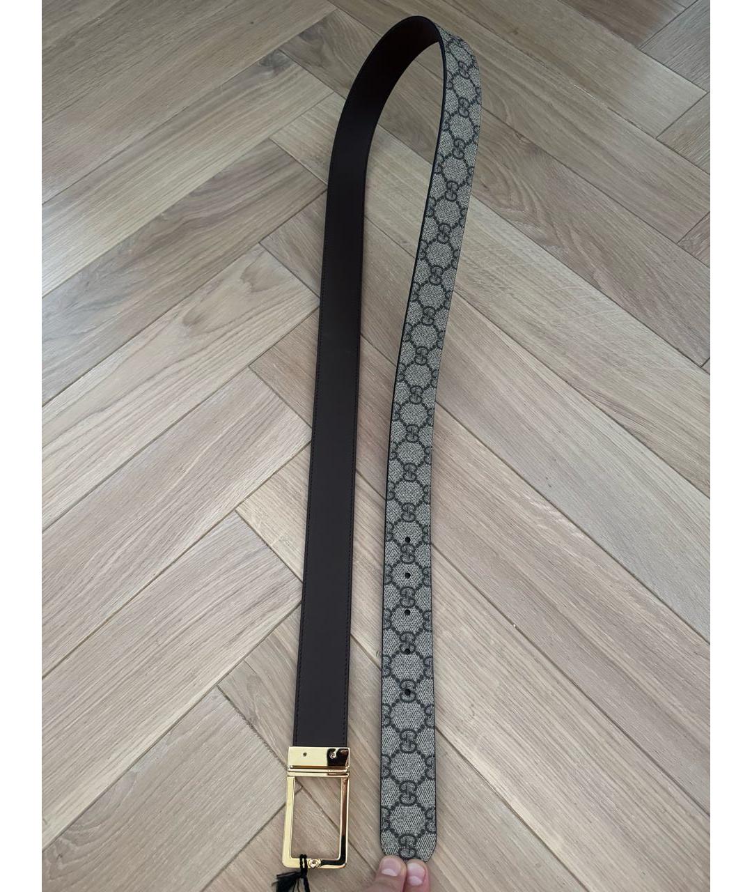 GUCCI Бежевый ремень, фото 5