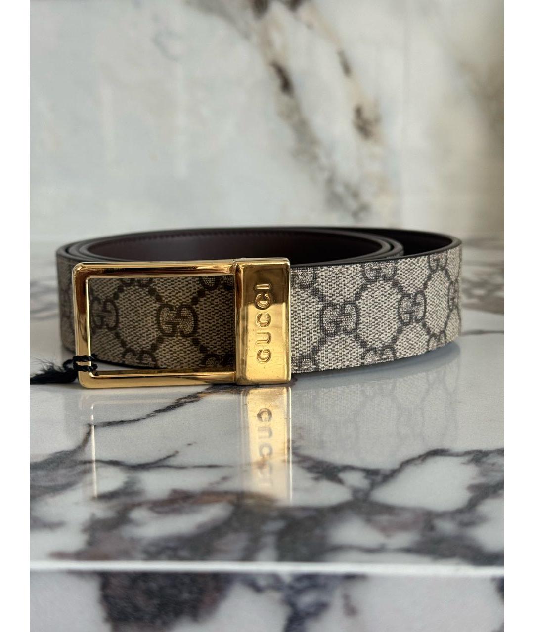 GUCCI Бежевый ремень, фото 8