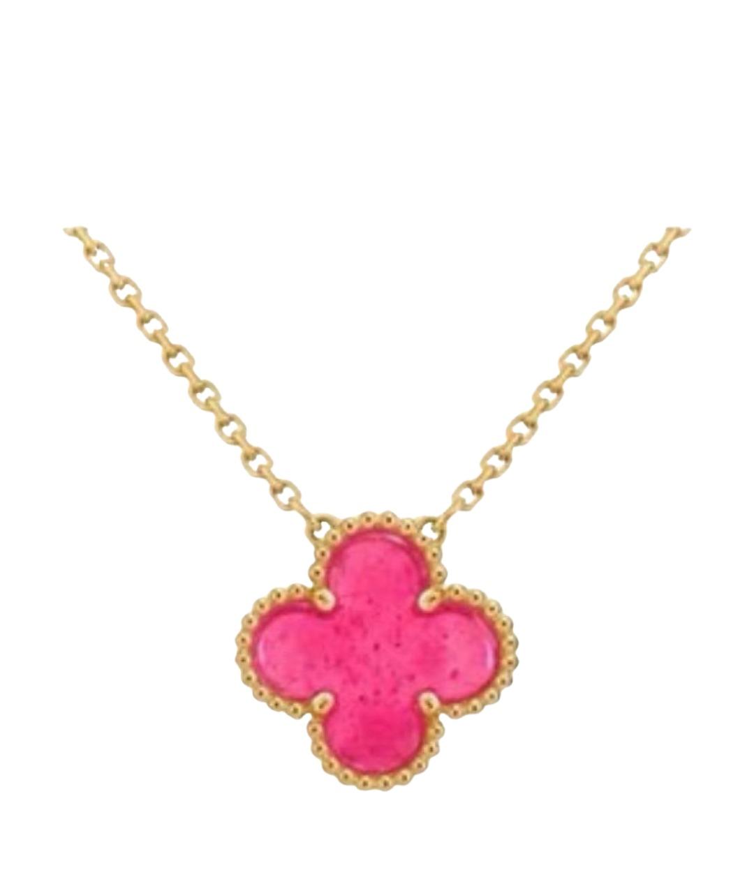 VAN CLEEF & ARPELS Розовая подвеска из желтого золота, фото 1