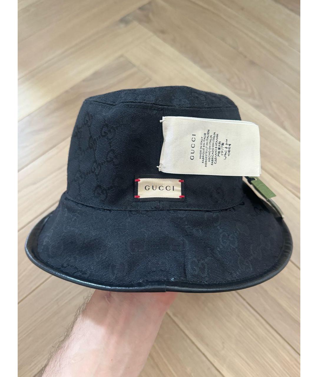 GUCCI Черная шерстяная панама, фото 4
