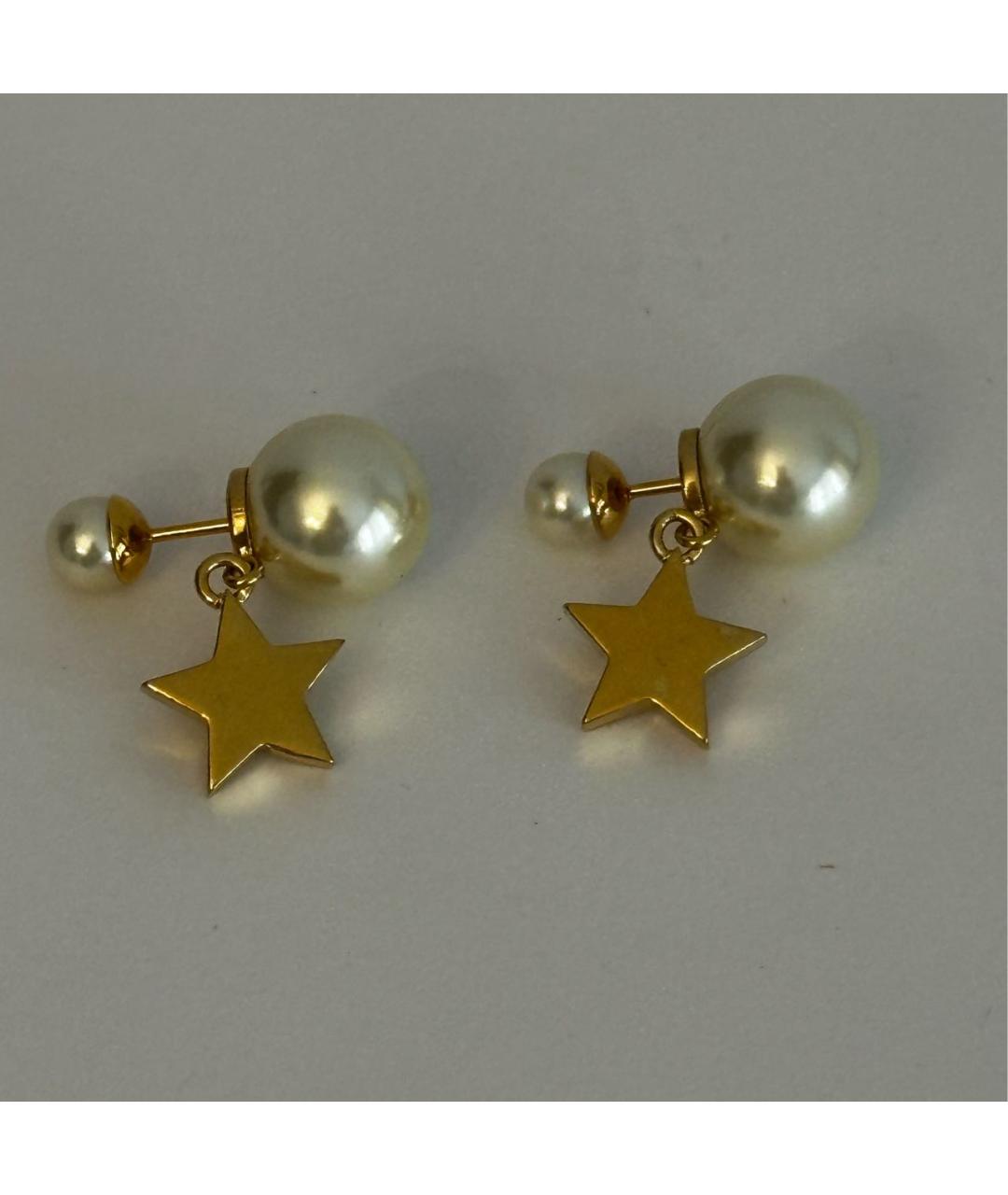 CHRISTIAN DIOR Золотые серьги, фото 2