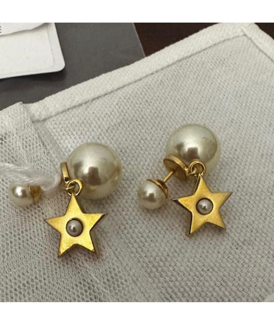 CHRISTIAN DIOR Золотые серьги, фото 6