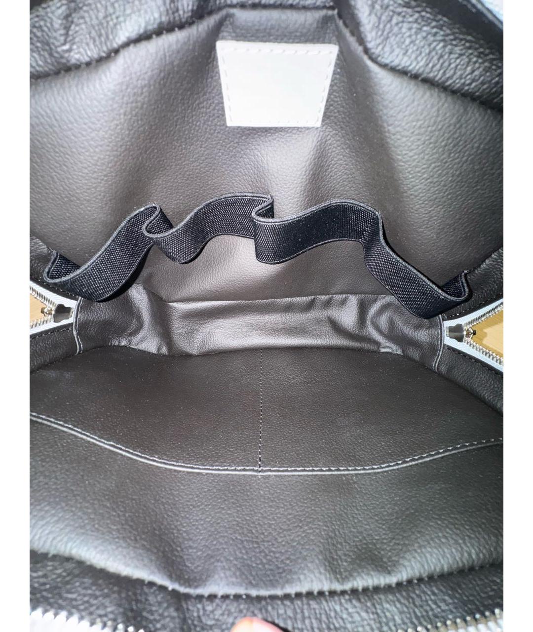LOUIS VUITTON Серая кожаная косметичка, фото 7