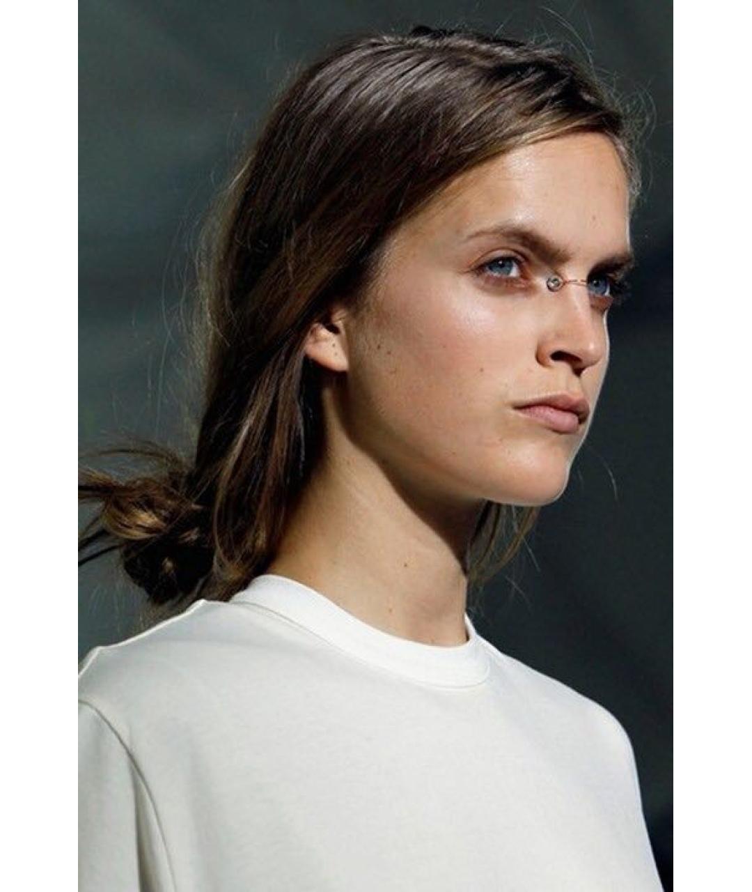 MAISON MARGIELA Золотые латунные серьги, фото 3