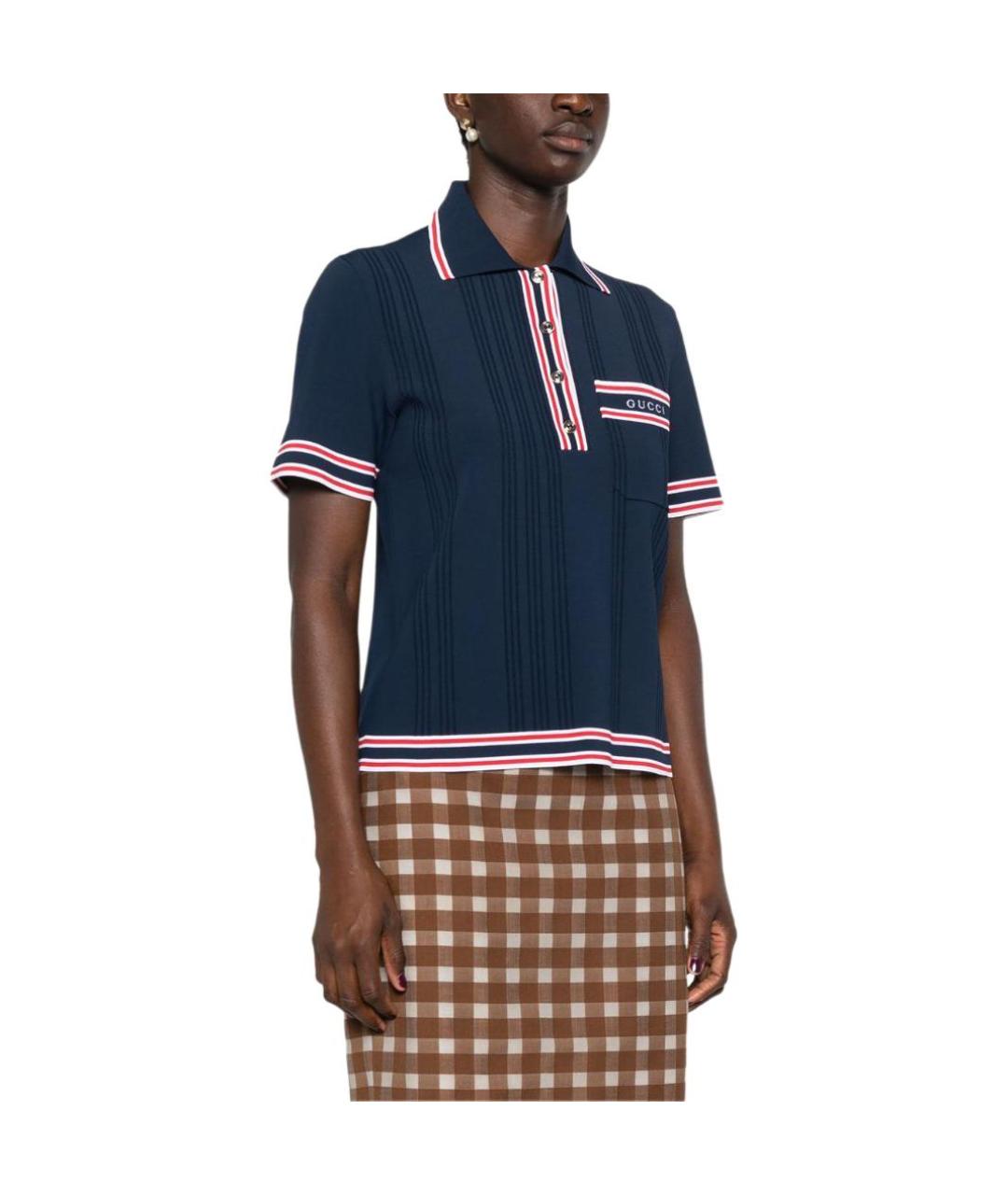 GUCCI Темно-синяя рубашка, фото 4