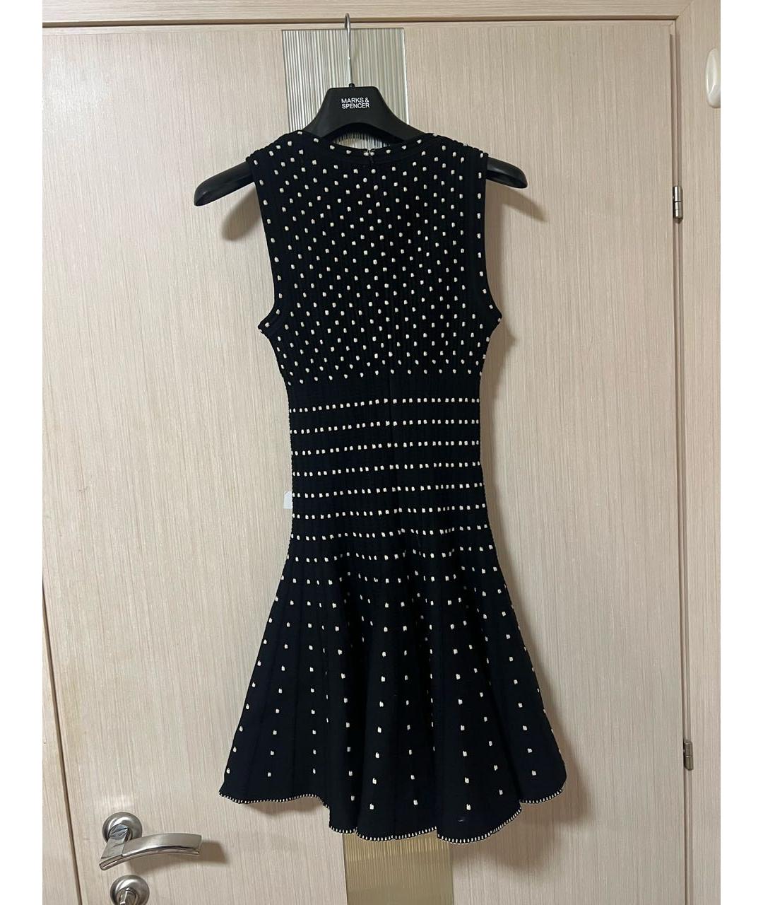 ALAIA Черное шерстяное повседневное платье, фото 2