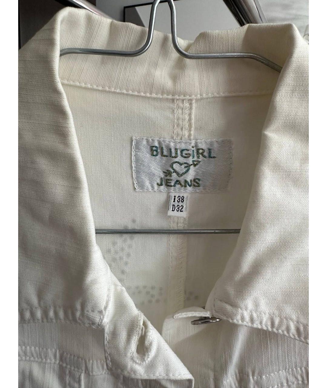 BLUMARINE Белая куртка, фото 4