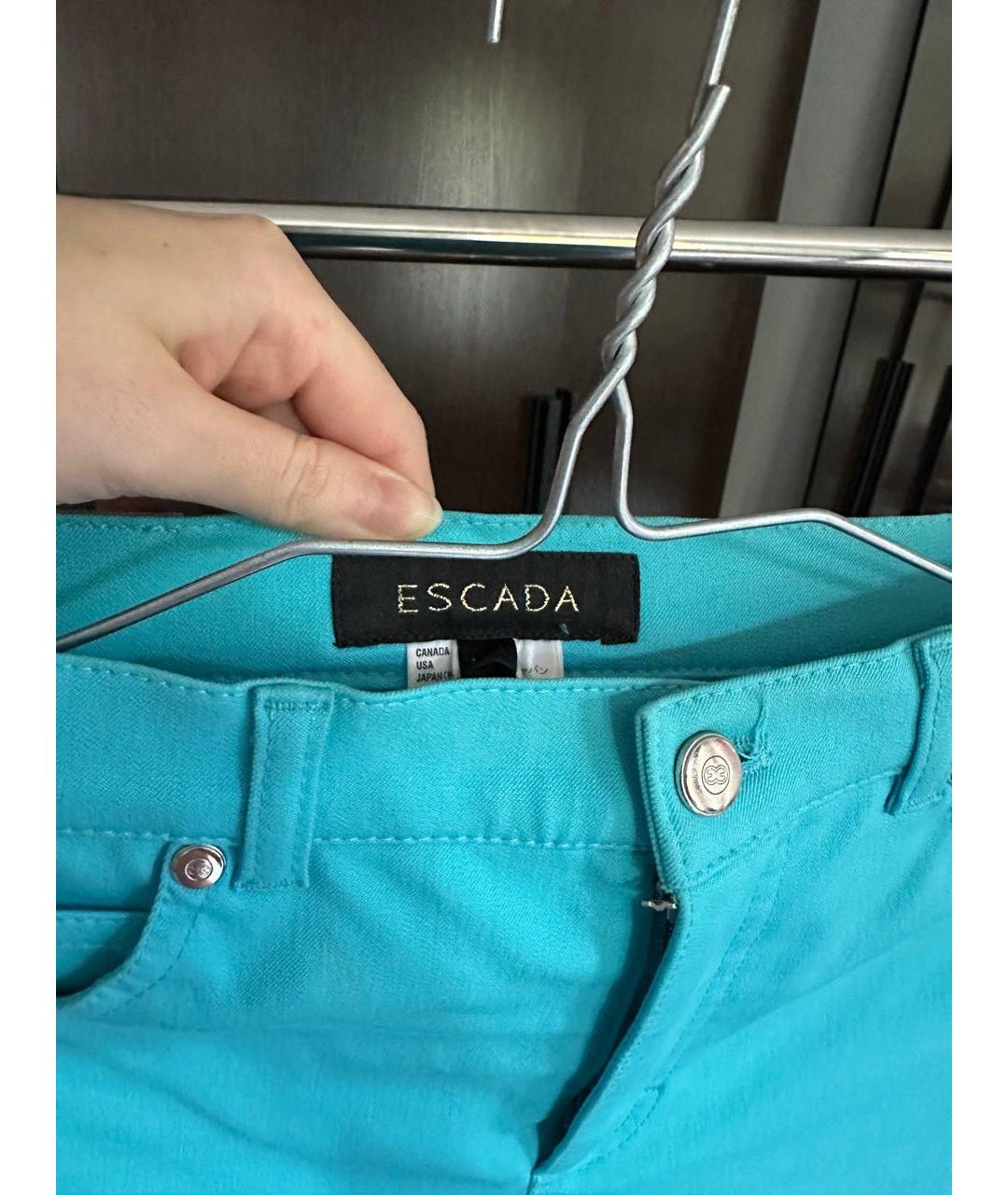 ESCADA Бирюзовые бриджи, фото 2